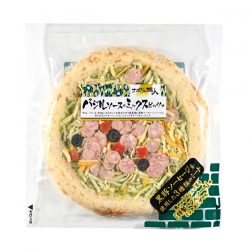ナポリの職人　バジルソースのミックスピッツァ